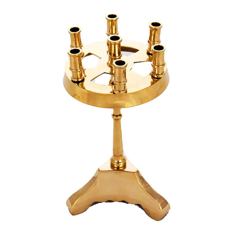 Candlestick with seven candles