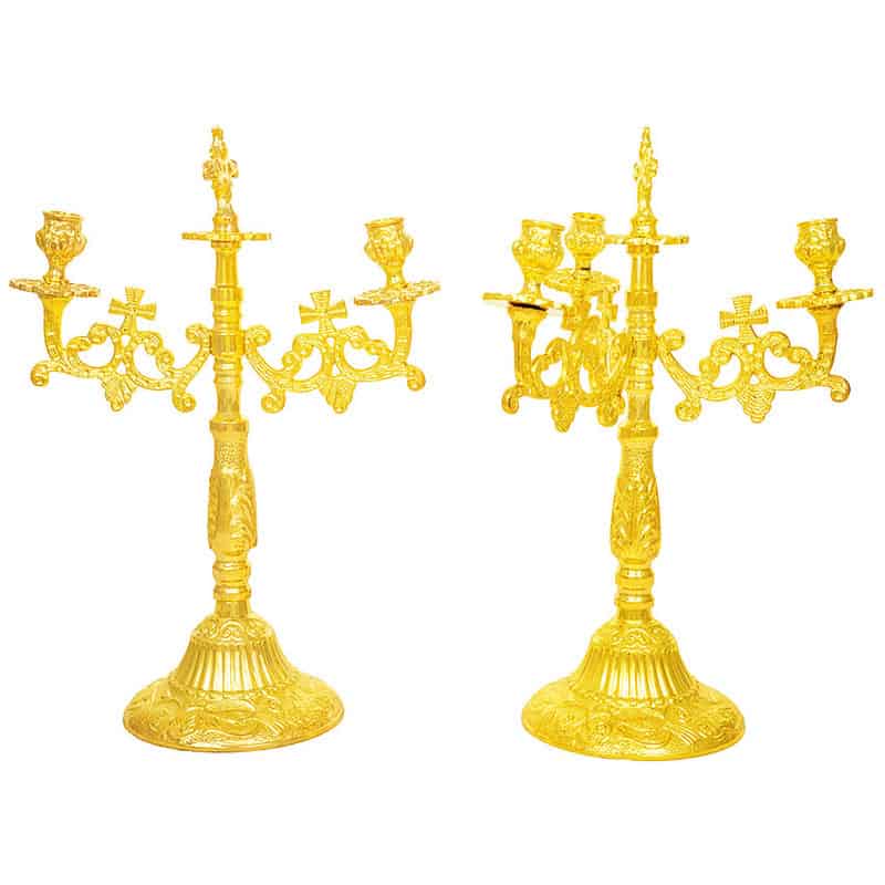 Candlesticks with two candles