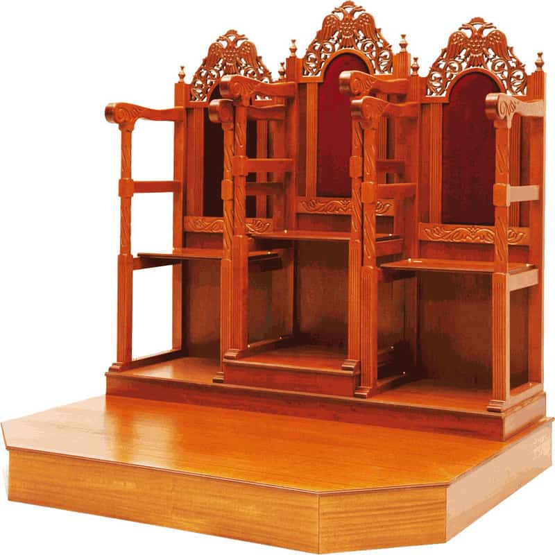 Analogion – Chanters pews with pedestal