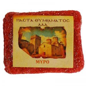 Mount Athos incense handmade in mold  (Myrrh)