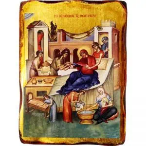 Icon Birth of the Virgin