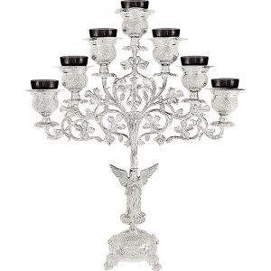 Lamp with seven candles