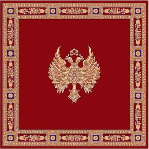 Rectangular Carpet with Double-Headed Eagle