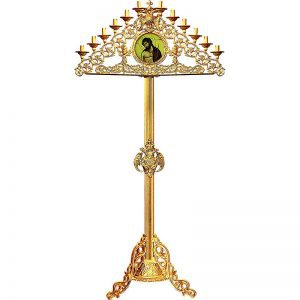 Candlestick with twelve candles