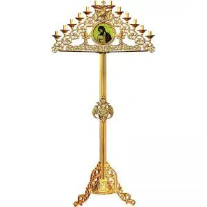 Candlestick with twelve candles