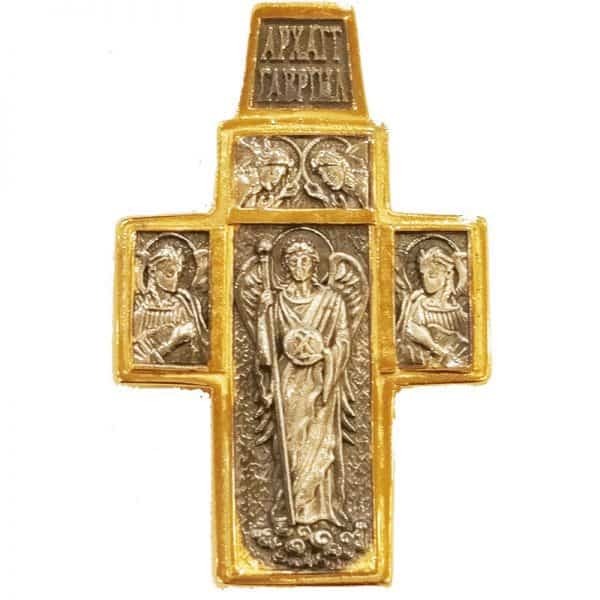 Cross Deisis - Saint Nicholas - Archangel Gabriel