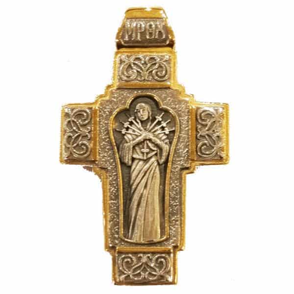 Cross Holy Virgin of the Seven Swords - Archangel Michael