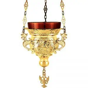 Hanging candle carved Byzantine