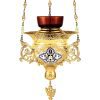 Византийска лампа с емайлиран висулка