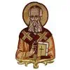 Embroidered Representation of Saint Gregory