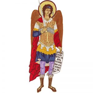 Embroidered Representation Archangel Michael