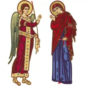 Embroidered Representation of the Annunciation