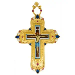 Kostanjev križ bronast