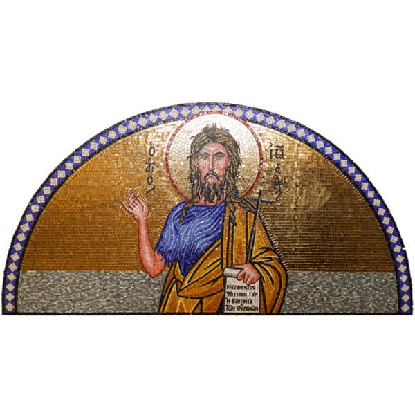 Mosaik Johannes der Täufer