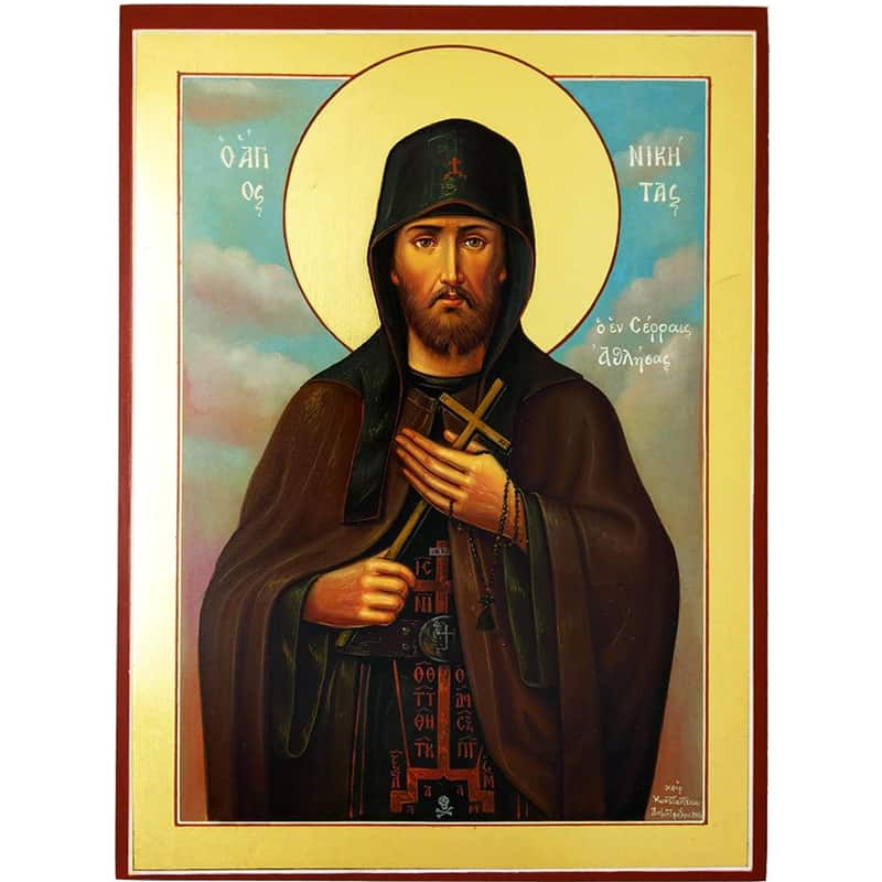 Icon of Saint Nikitas the Athlete in Serres † Evagelidis D. Elias