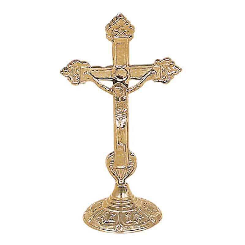 Bronze cross with the Crucified