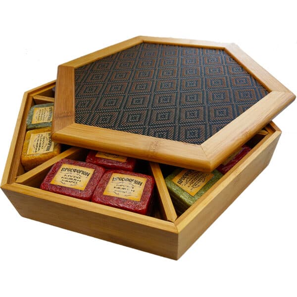 Wooden case with Incense paste