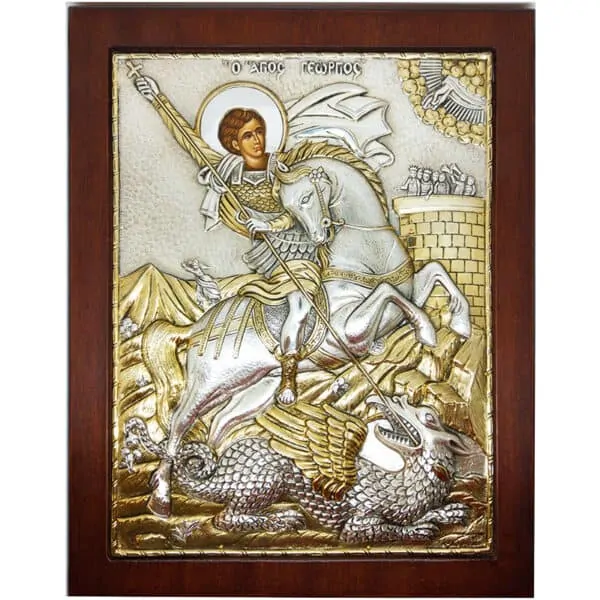 Icoana de argint a Sfântului Gheorghe