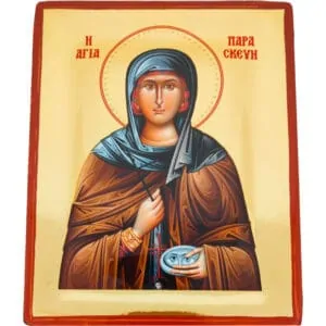 Полированная икона Святой Параскевы