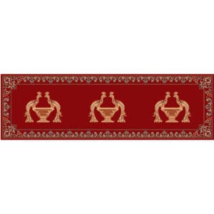Rectangular Carpet with Peacocks