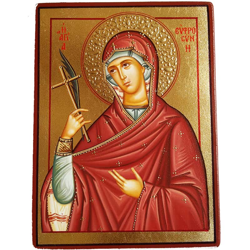 Icon Saint Euphrosyne † Evagelidis D. Elias