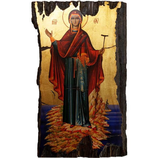 Icon Holy Virgin Mary Athonitissa