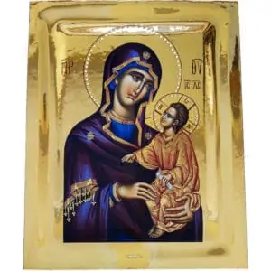Икона на Богородица, държаща Младенеца