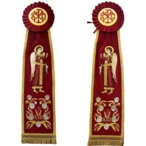 Church decoration ribbons
