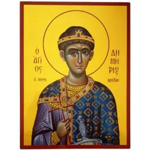 Икона Святого Димитрия Солунского