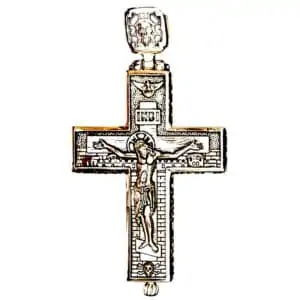 Наперсный Крест серебряный