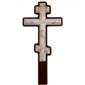 Croce da parete in argento