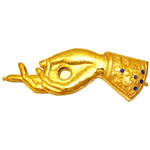 Hand-shaped reliquary