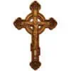 Cross carved in wood