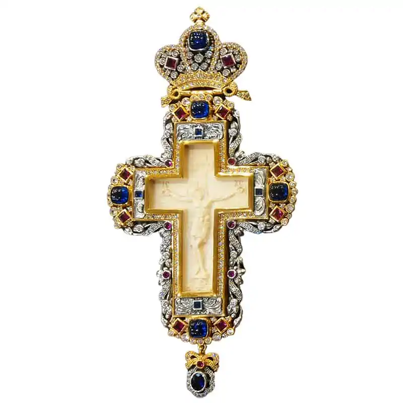 Bishop Clergy Chain Necklace for Pectoral Cross (40 Inches) - Trinity  Church Supply
