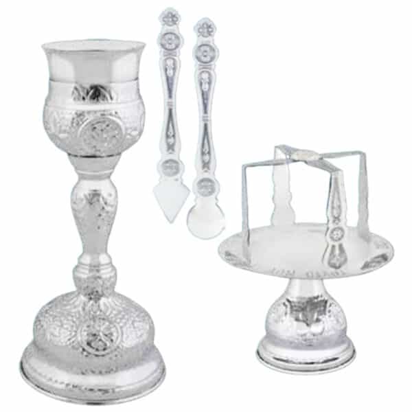 Silver plated chalice