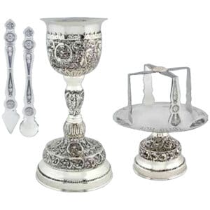 Silver plated chalice