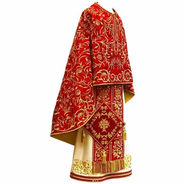 Свештеничка одежда извезена златом