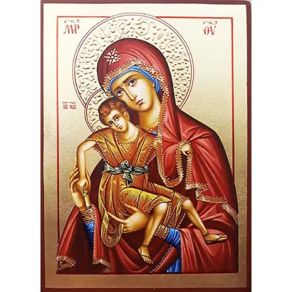 Икона на Дева Мария Axion Esti