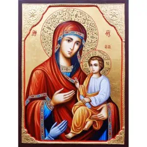 Icon of Virgin Mary Trichirousa