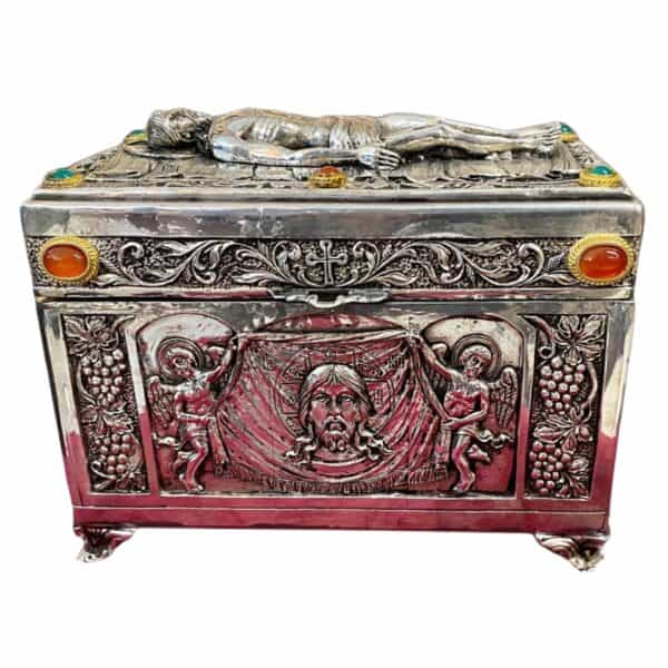 Silberner Reliquienschrein