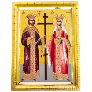 Εικόνα Άγιος Κωνσταντίνος Αγία Ελένη στιλβωτή