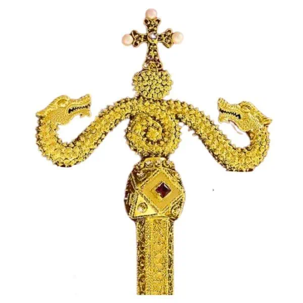 Shepherd's Rod filigree silver