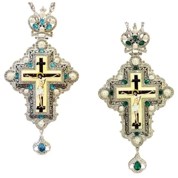 Scientific Cross silver plated