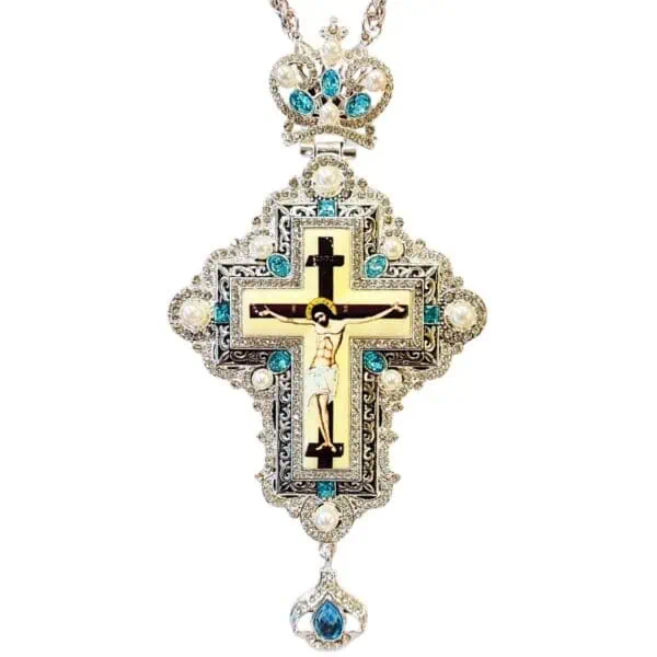 Scientific Cross silver plated