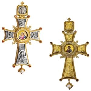 Silver or bronze Scientific Cross