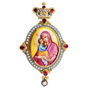 Архијерејски напрсни крст сребрни