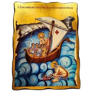Икона Свети Никола спасава оне који су у опасности на мору