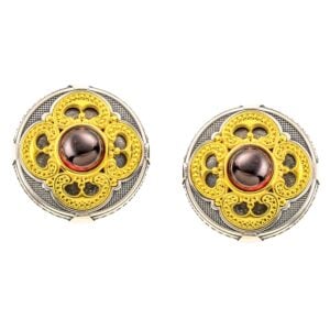 Ръкавели Сребърни 925° Двуцветни